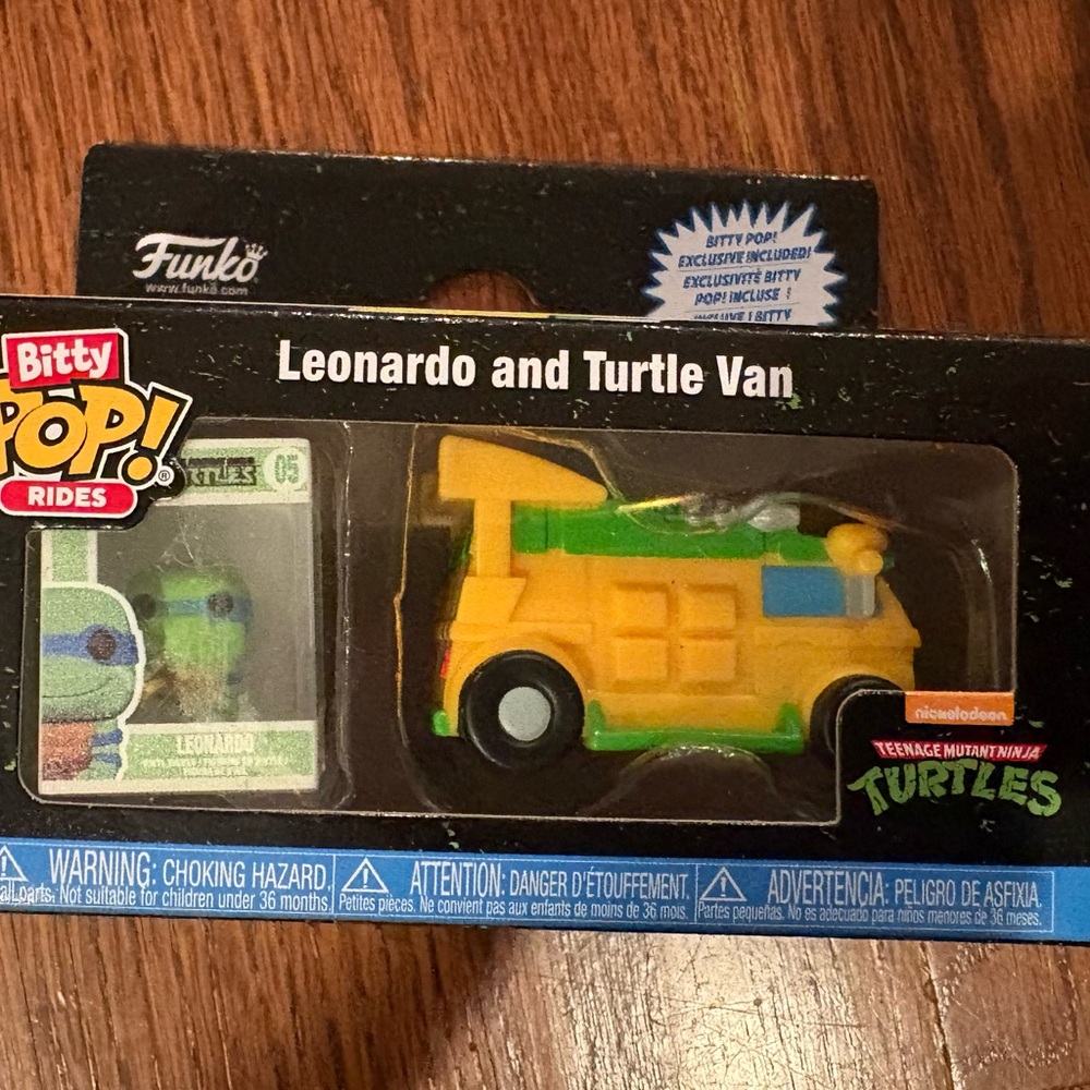 Funko Bitty Pop! Rides Teenage Mutant Ninja Turtles Leonardo Turtle Van